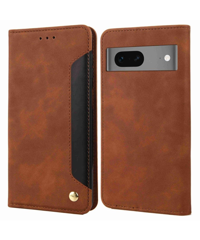 Flip Cover Google Pixel 7 Pro Business simili cuir