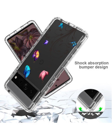 Coque Google Pixel 7 Pro Papillons et Fleurs