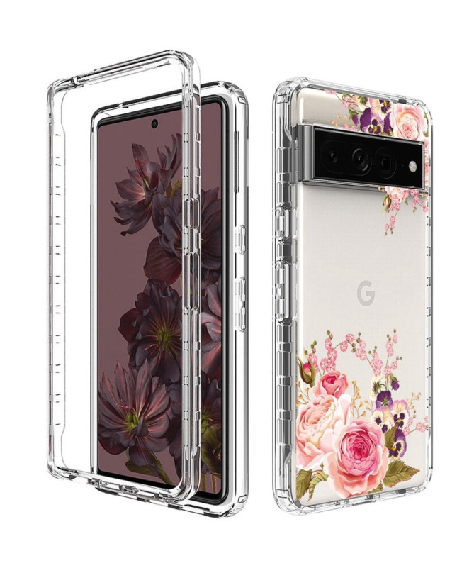 Coque Google Pixel 7 Pro Fleurs Rose