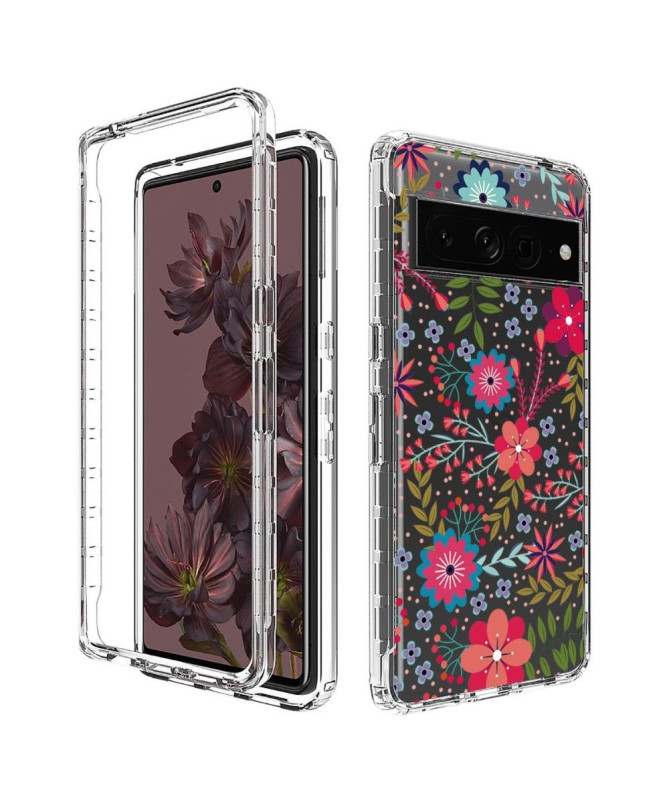 Coque Google Pixel 7 Pro Fleurs et Feuilles