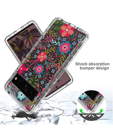 Coque Google Pixel 7 Pro Fleurs et Feuilles