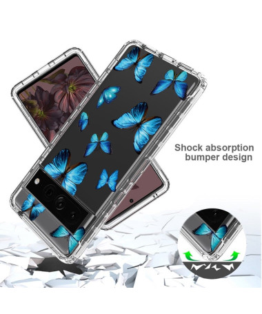 Coque Google Pixel 7 Pro Papillons Bleus