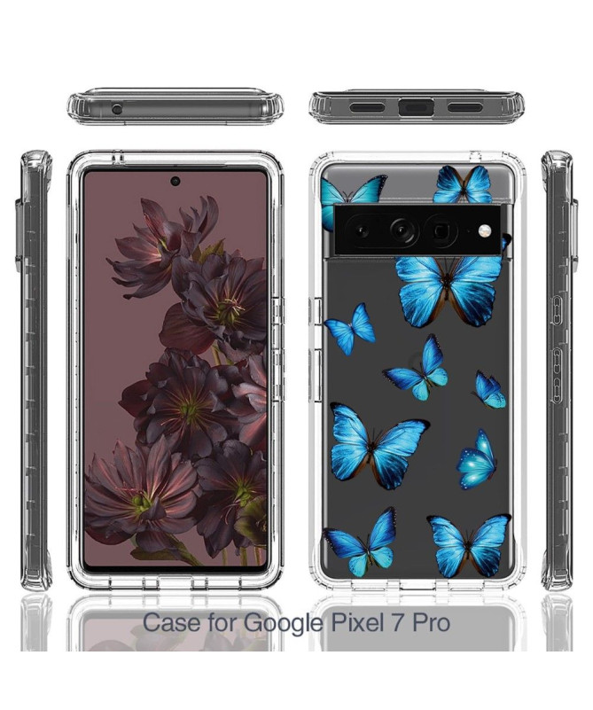 Coque Google Pixel 7 Pro Papillons Bleus