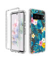 Coque Google Pixel 7 Fleurs Exotiques