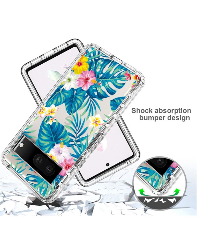 Coque Google Pixel 7 Fleurs Exotiques