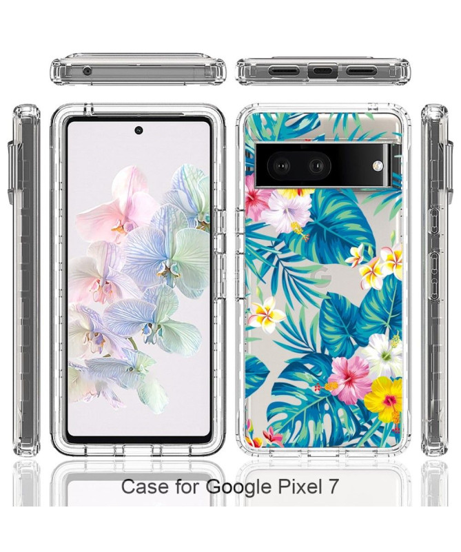 Coque Google Pixel 7 Fleurs Exotiques