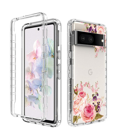 Coque Google Pixel 7 Fleurs Rose