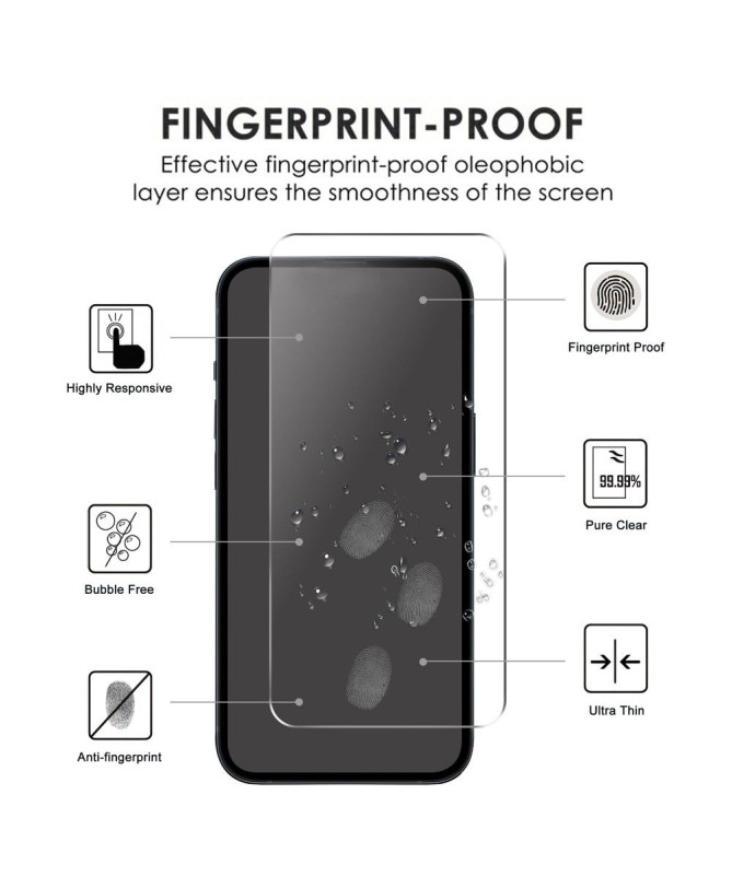 Film protecteur Google Pixel 8 Pro en verre trempé