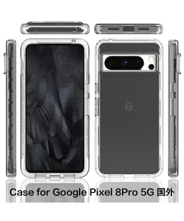 Coque Bumper Google Pixel 8 Pro Antichoc transparent