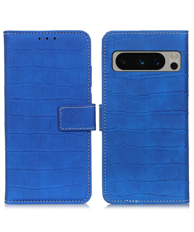 Housse Google Pixel 8 Pro Aspect Croco coutures apparentes