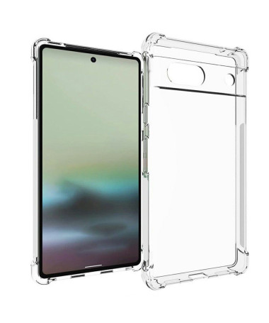 Coque Google Pixel 7a transparente angles renforcés