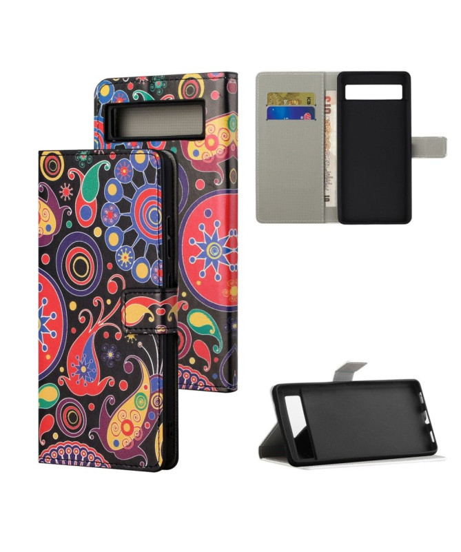 Housse Google Pixel 7a Paisley fleur