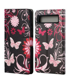 Housse Google Pixel 7a Papillons et fleurs