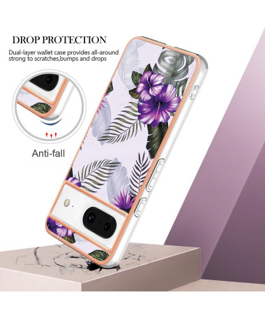 Coque Google Pixel 8 Fleurs Exotiques