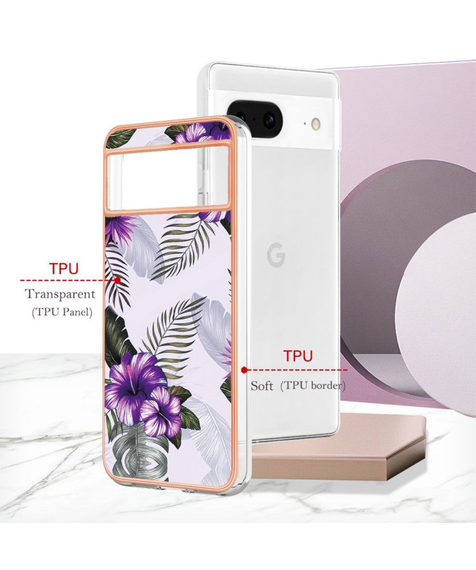 Coque Google Pixel 8 Fleurs Exotiques