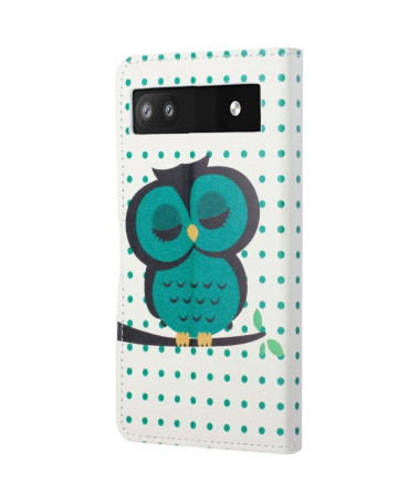 Housse Google Pixel 6a Hibou Endormi