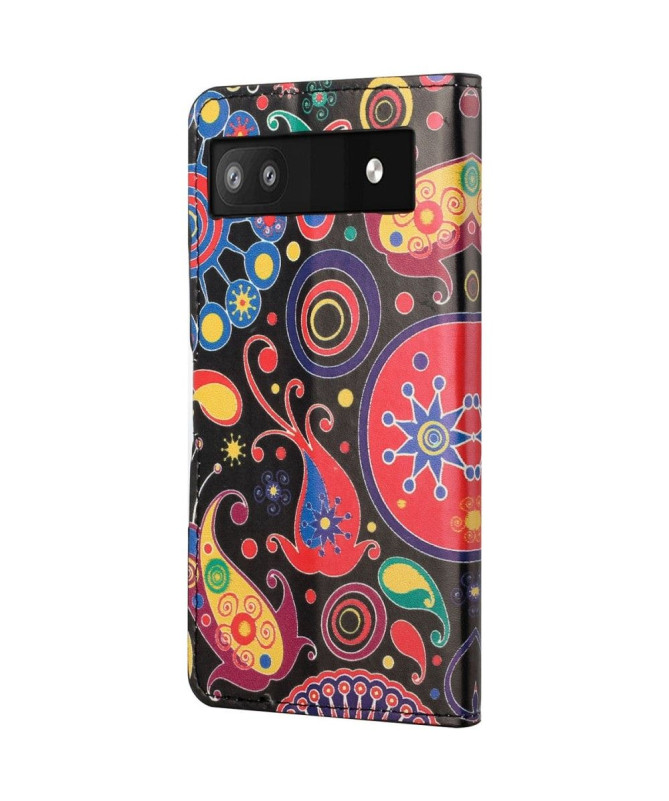 Housse Google Pixel 6a paisley fleur