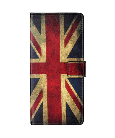 Housse Google Pixel 6a Drapeau Anglais Vintage