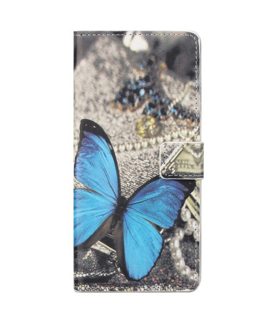 Housse Google Pixel 6a Papillons Bleus