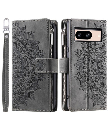 Housse Google Pixel 8 Mandala Porte-Cartes