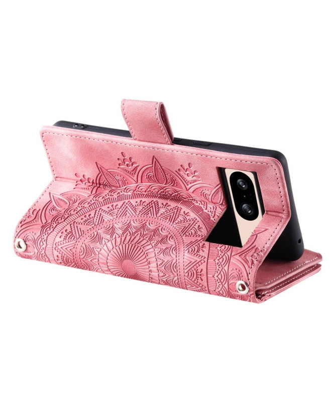 Housse Google Pixel 8 Mandala Porte-Cartes