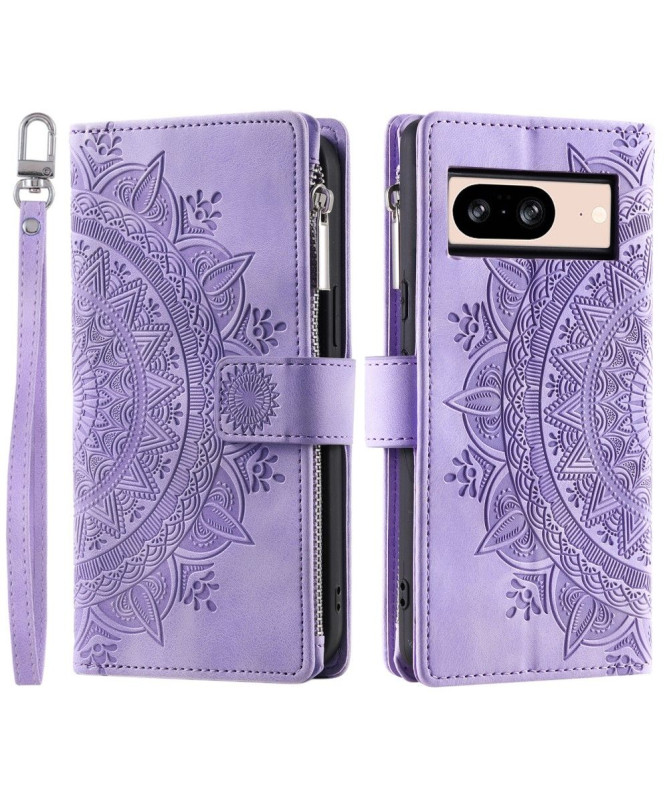 Housse Google Pixel 8 Mandala Porte-Cartes