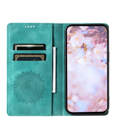 Étui Flip Cover Google Pixel 8 Mandala Porte-Cartes