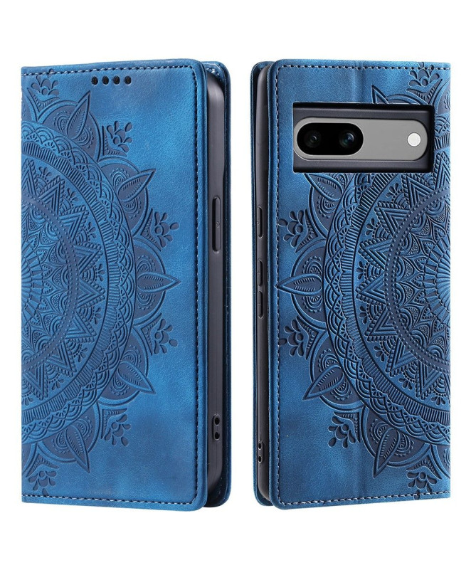 Étui Flip Cover Google Pixel 7a Mandala Porte-Cartes