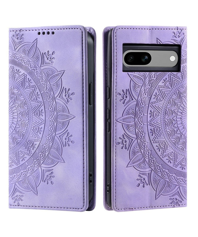 Étui Flip Cover Google Pixel 7a Mandala Porte-Cartes