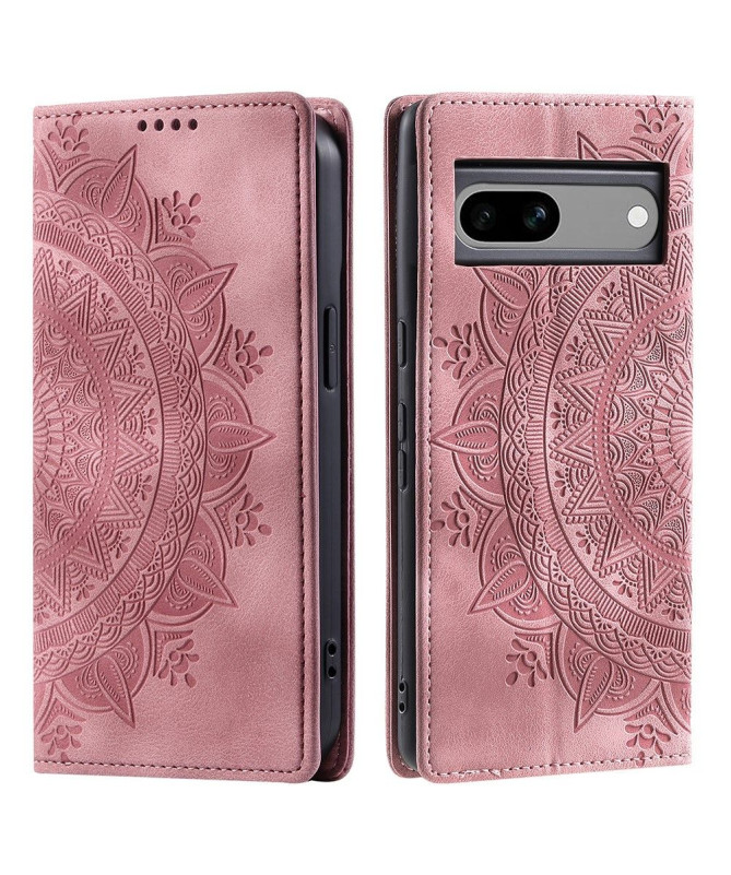 Étui Flip Cover Google Pixel 7a Mandala Porte-Cartes