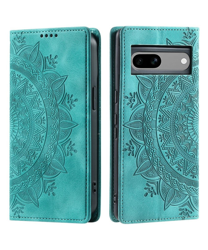 Étui Flip Cover Google Pixel 7a Mandala Porte-Cartes