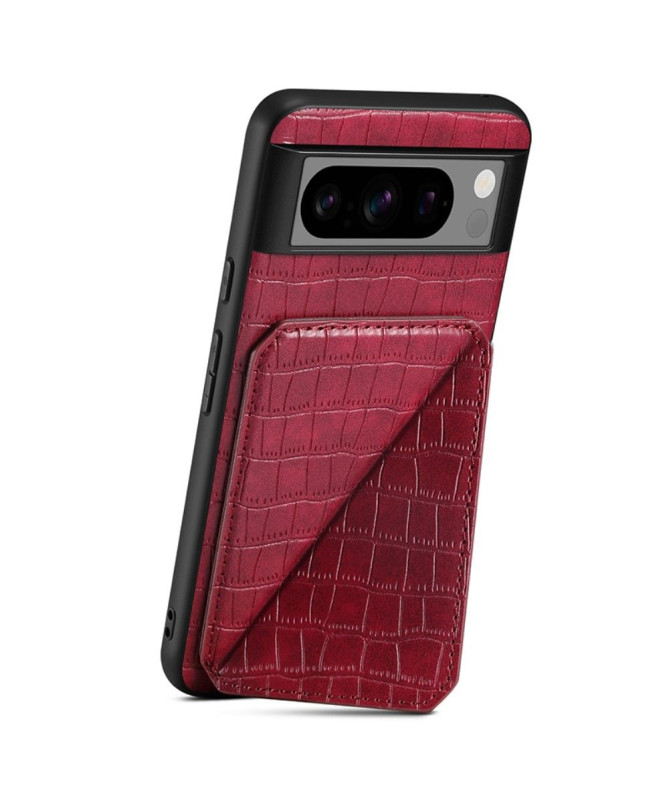 Coque Google Pixel 8 Pro Sleek Croc avec Porte-Carte