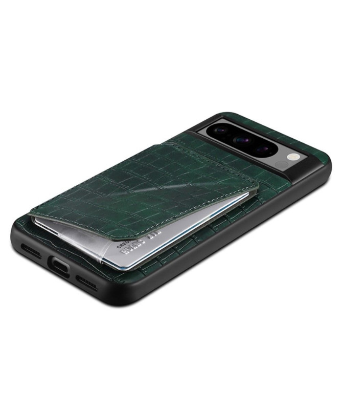 Coque Google Pixel 8 Pro Sleek Croc avec Porte-Carte