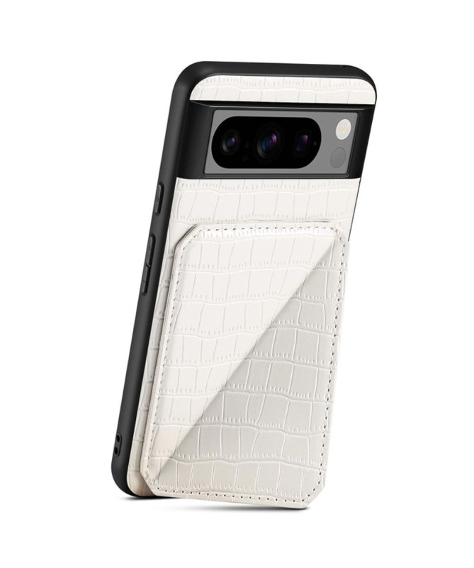 Coque Google Pixel 8 Pro Sleek Croc avec Porte-Carte