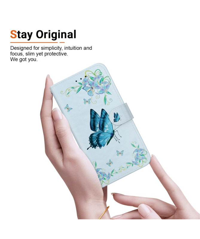 Housse Google Pixel 8 Pro Papillon Céleste