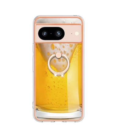 Google Pixel 8 - Coque Cheers Mate avec Support Anneau