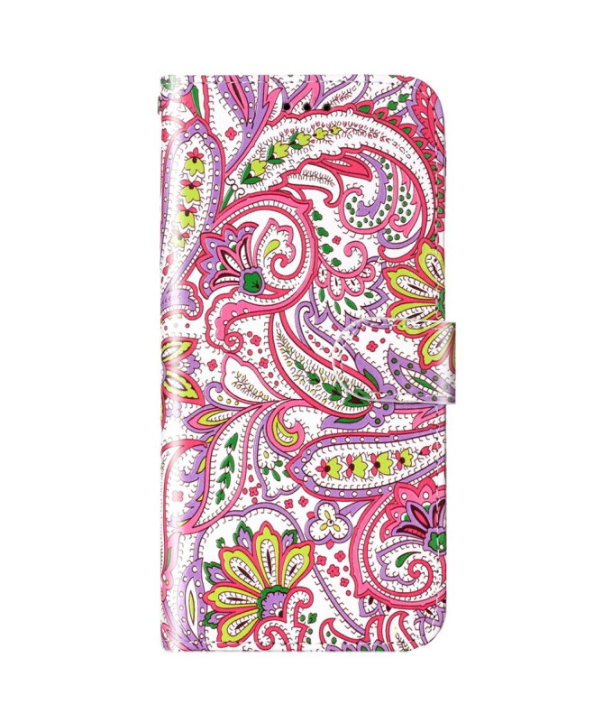 Housse Google Pixel 7a paisley fleur