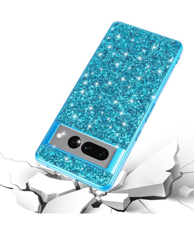 Coque Google Pixel 7a Paillettes Glamour