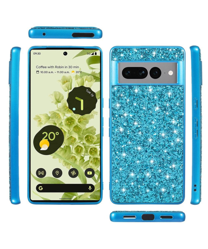 Coque Google Pixel 7a Paillettes Glamour