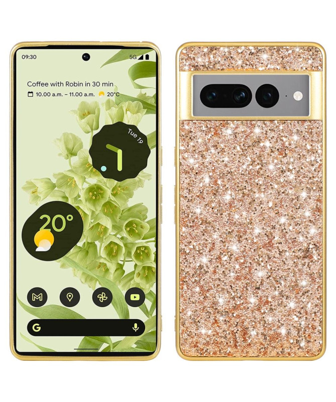 Coque Google Pixel 7a Paillettes Glamour