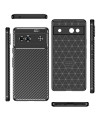 Google Pixel 7a - Coque style fibre de carbone