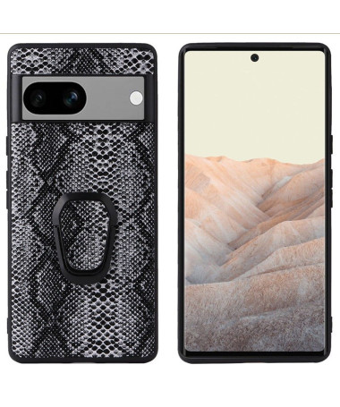 Google Pixel 7a - Coque effet serpent fonction support