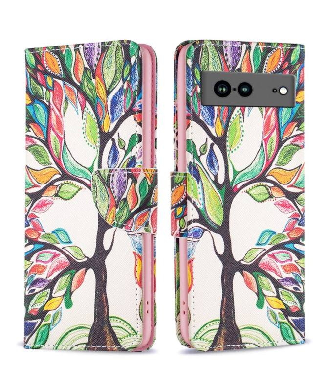 Housse Google Pixel 7a dessin arbre