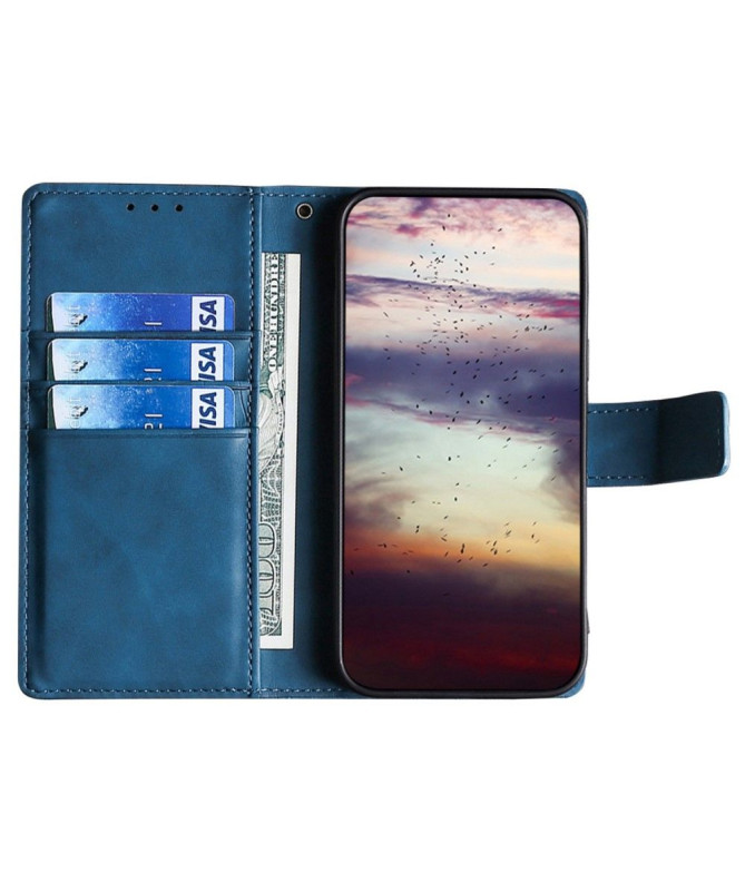 Google Pixel 7a - Housse simili cuir effet peau de crocodile