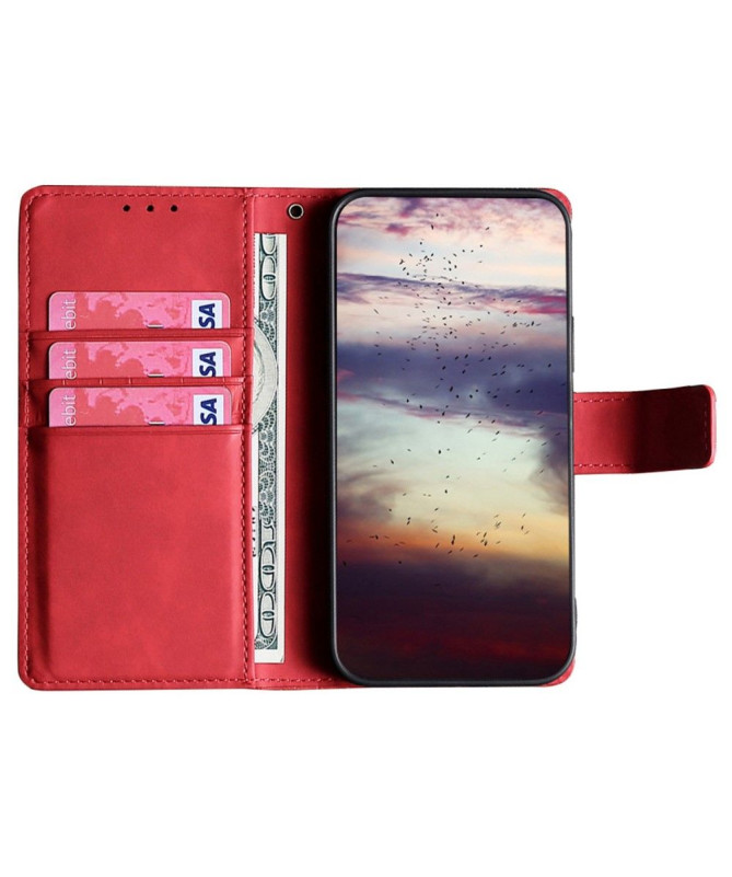 Google Pixel 7a - Housse simili cuir effet peau de crocodile