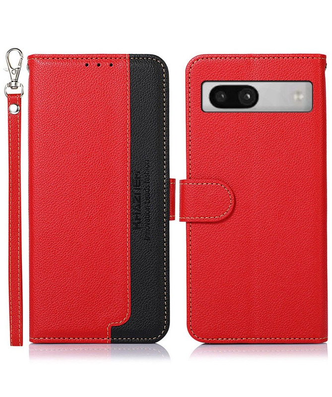 Google Pixel 7a - Housse KHAZNEH coutures apparentes