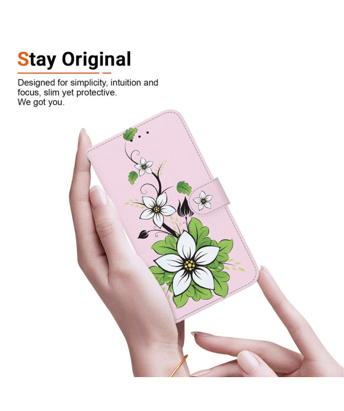 Housse Google Pixel 7a Fresque Fleurie