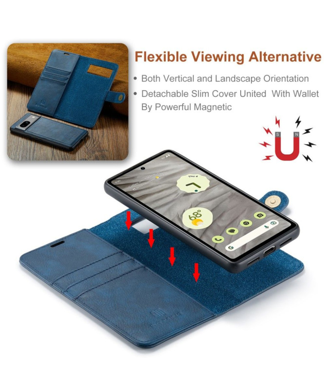 Google Pixel 7a - Protection 2 en 1 housse et coque détachable