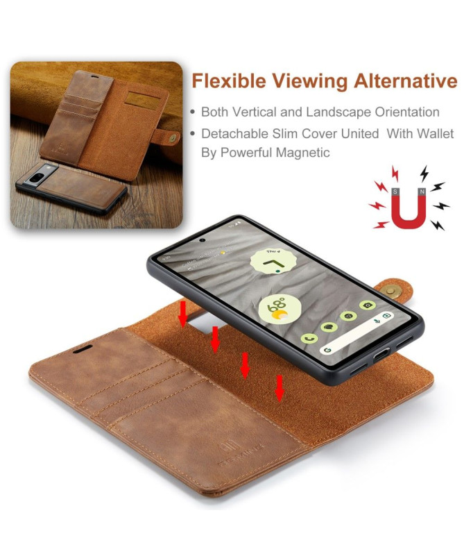 Google Pixel 7a - Protection 2 en 1 housse et coque détachable