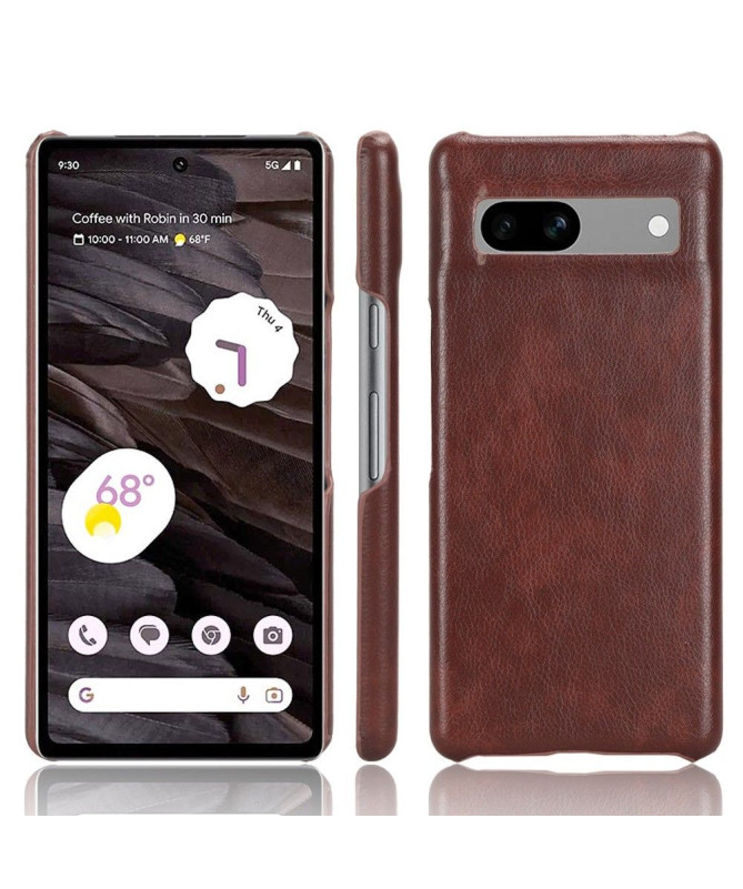 Google Pixel 7a - Coque effet cuir premium